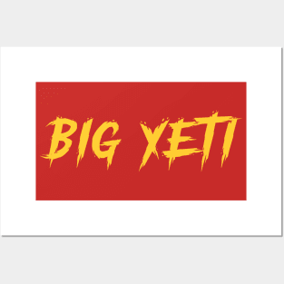 Big Yeti Typography Design Posters and Art